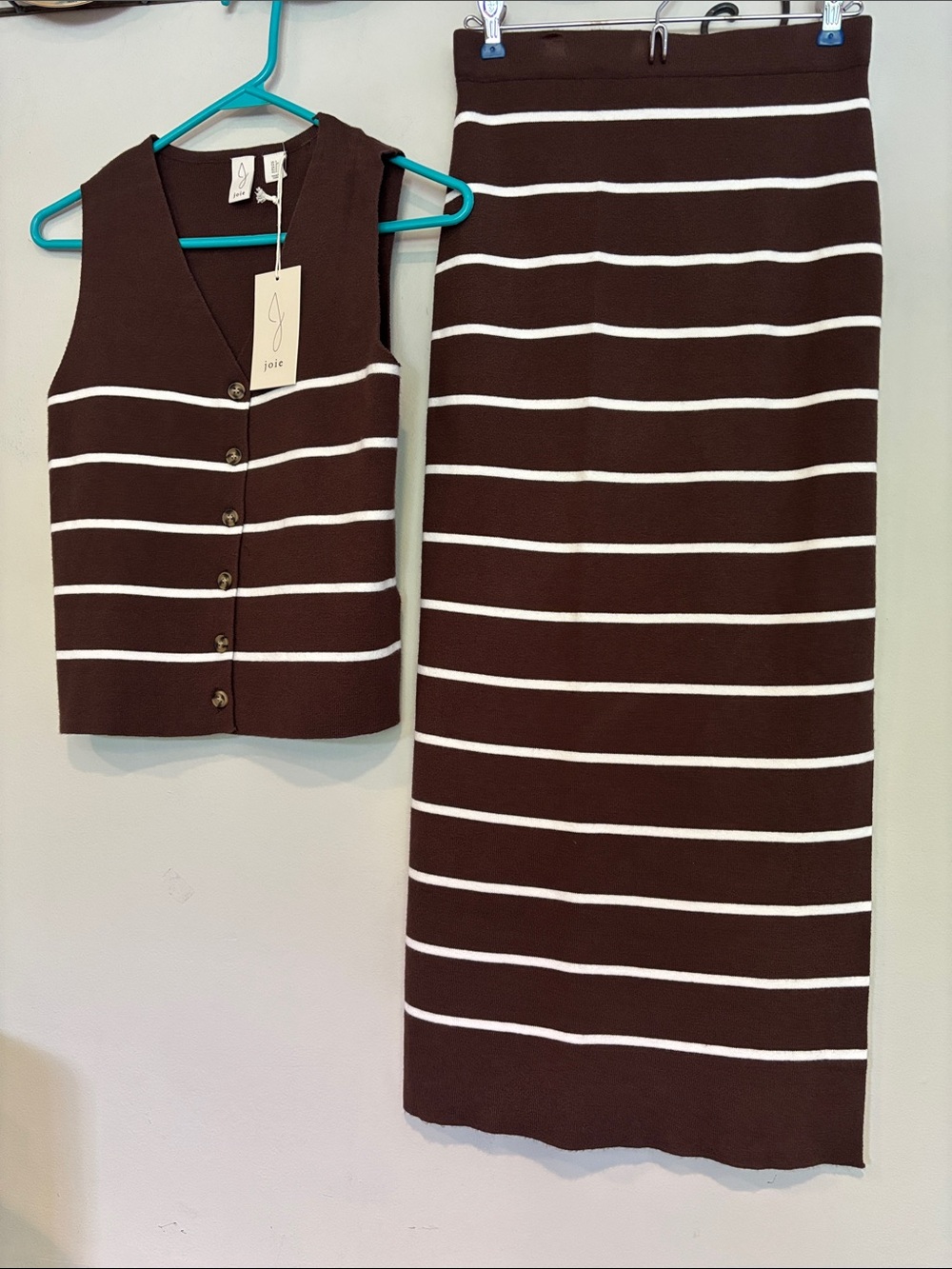 Joie vest and long skirt set size Small